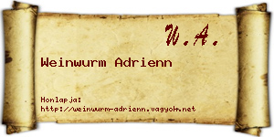 Weinwurm Adrienn névjegykártya