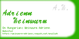 adrienn weinwurm business card